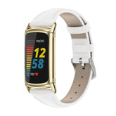 Mijobs Genuine Leather Slim Watch Band